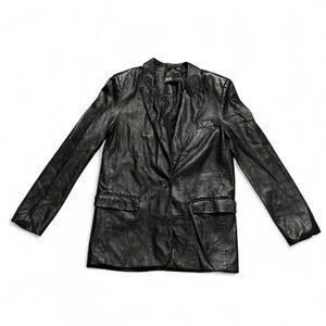 Zara Black Leather Jacket